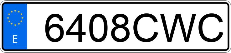 Numer rejestracyjny 6408CWC posiada TOYOTA AVENSIS