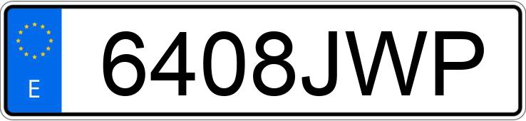 Numer rejestracyjny 6408JWP posiada KIA SPORTAGE