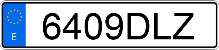 Numer rejestracyjny 6409DLZ posiada PEUGEOT PARTNER