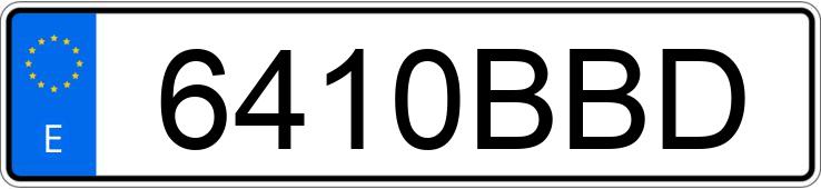 Numer rejestracyjny 6410BBD posiada CITROEN JUMPER