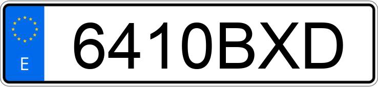 Numer rejestracyjny 6410BXD posiada MERCEDES E (211)