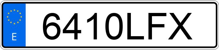 Numer rejestracyjny 6410LFX posiada TOYOTA C-HR Numer rejestracyjny 6410LFX posiada TOYOTA C-HR