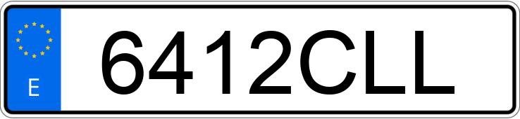 Numer rejestracyjny 6412CLL posiada MERCEDES S (220-221)