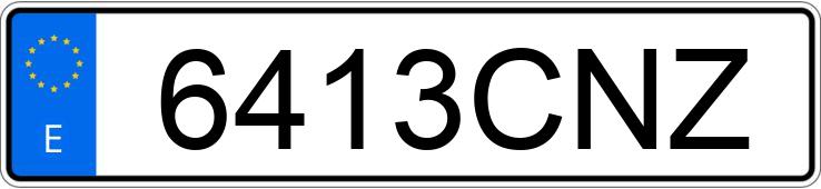 Numer rejestracyjny 6413CNZ posiada MINI MINI Numer rejestracyjny 6413CNZ posiada MINI MINI