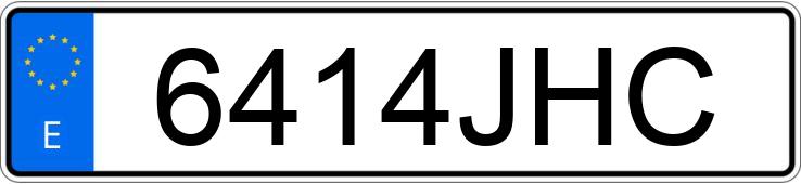 Numer rejestracyjny 6414JHC posiada DACIA LOGAN 1.5 DCI 90 SL AUDACIA