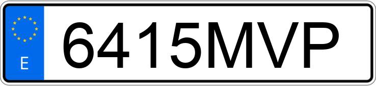 Numer rejestracyjny 6415MVP posiada DAF 75