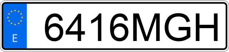 Numer rejestracyjny 6416MGH posiada SEAT ARONA