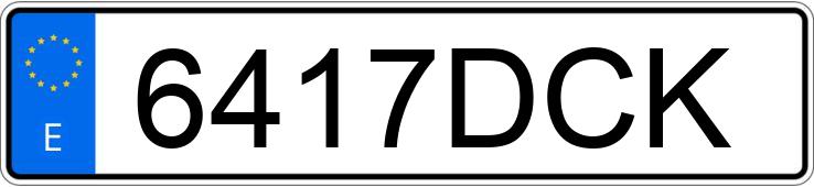 Numer rejestracyjny 6417DCK posiada MITSUBISHI PAJERO