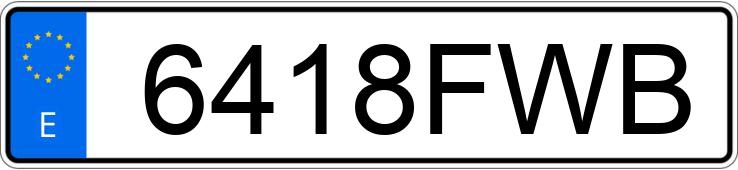 Numer rejestracyjny 6418FWB posiada SEAT LEON Numer rejestracyjny 6418FWB posiada SEAT LEON