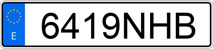 Numer rejestracyjny 6419NHB posiada FORD FOCUS