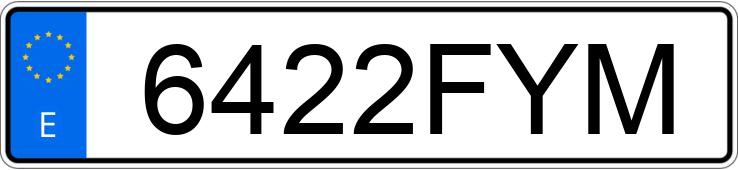 Numer rejestracyjny 6422FYM posiada SEAT LEON Numer rejestracyjny 6422FYM posiada SEAT LEON