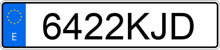 Numer rejestracyjny 6422KJD posiada RENAULT KANGOO Numer rejestracyjny 6422KJD posiada RENAULT KANGOO