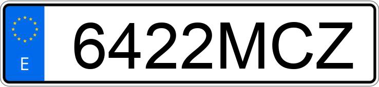 Numer rejestracyjny 6422MCZ posiada AUDI Q5