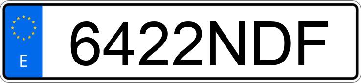 Numer rejestracyjny 6422NDF posiada QJMOTOR SRT