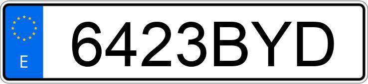 Numer rejestracyjny 6423BYD posiada MERCEDES E 230 (210) Numer rejestracyjny 6423BYD posiada MERCEDES E 230 (210)