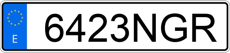 Numer rejestracyjny 6423NGR posiada VOLKSWAGEN T-ROC Numer rejestracyjny 6423NGR posiada VOLKSWAGEN T-ROC