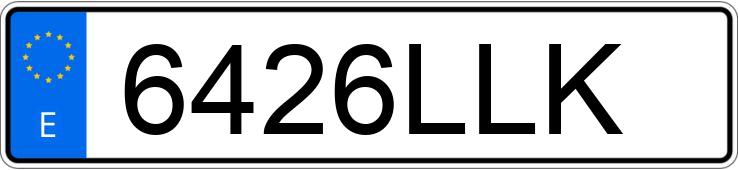 Numer rejestracyjny 6426LLK posiada LAND ROVER RANGE ROVER SPORT