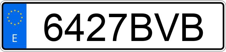 Numer rejestracyjny 6427BVB posiada CITROEN XSARA