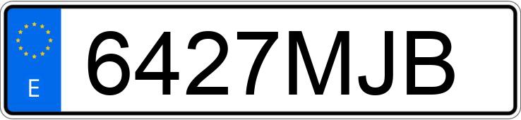 Numer rejestracyjny 6427MJB posiada FAAM ROLLER Numer rejestracyjny 6427MJB posiada FAAM ROLLER