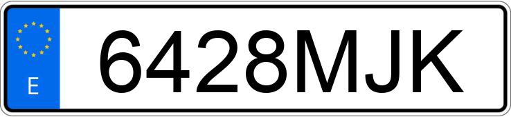 Numer rejestracyjny 6428MJK posiada NISSAN X-TRAIL