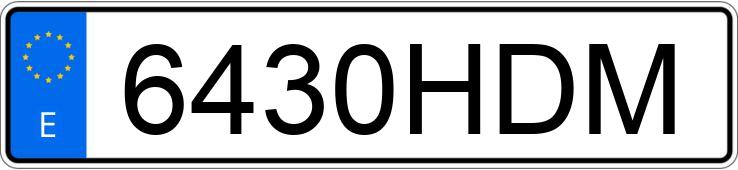 Numer rejestracyjny 6430HDM posiada TRIUMPH TIGER Numer rejestracyjny 6430HDM posiada TRIUMPH TIGER