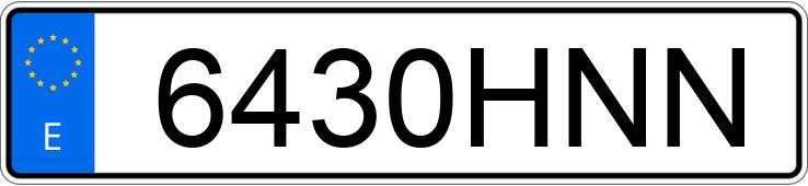 Numer rejestracyjny 6430HNN posiada KIA CEED