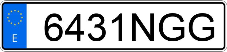 Numer rejestracyjny 6431NGG posiada FORD TRANSIT CONNECT Numer rejestracyjny 6431NGG posiada FORD TRANSIT CONNECT