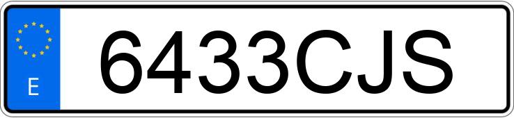 Numer rejestracyjny 6433CJS posiada FIAT STILO