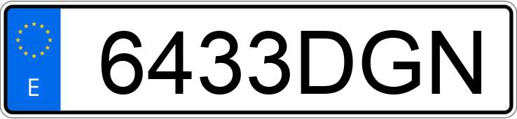 Numer rejestracyjny 6433DGN posiada BMW SERIE 5 Numer rejestracyjny 6433DGN posiada BMW SERIE 5