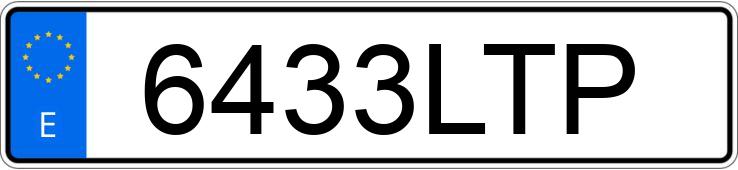 Registreringsnummeret 6433LTP har KIA XCEED