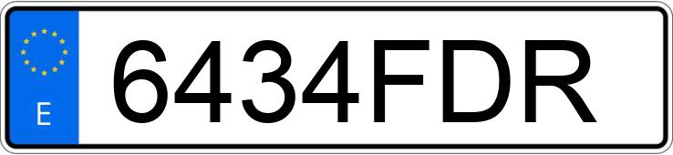 Numer rejestracyjny 6434FDR posiada SEAT ALHAMBRA Numer rejestracyjny 6434FDR posiada SEAT ALHAMBRA