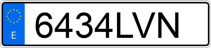 Numer rejestracyjny 6434LVN posiada BMW X6 Numer rejestracyjny 6434LVN posiada BMW X6