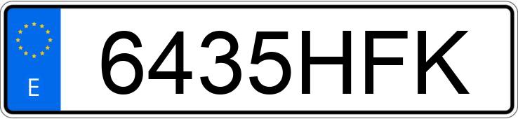 Numer rejestracyjny 6435HFK posiada NISSAN JUKE Numer rejestracyjny 6435HFK posiada NISSAN JUKE