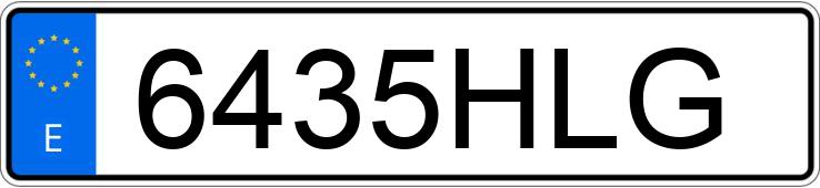 Numer rejestracyjny 6435HLG posiada VOLKSWAGEN POLO