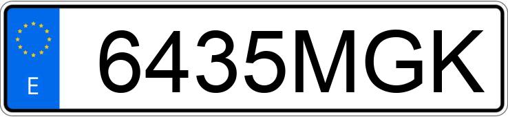 Numer rejestracyjny 6435MGK posiada IVECO STRALIS