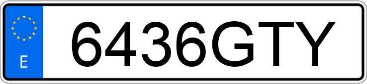 Numer rejestracyjny 6436GTY posiada FORD S-MAX Numer rejestracyjny 6436GTY posiada FORD S-MAX