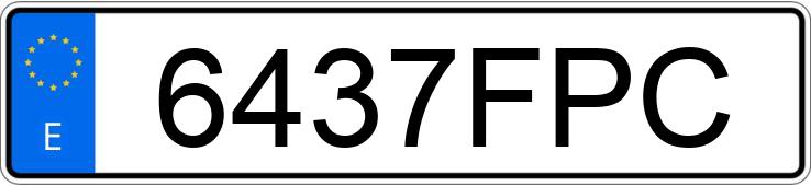 Numer rejestracyjny 6437FPC posiada ALFA ROMEO 159 Numer rejestracyjny 6437FPC posiada ALFA ROMEO 159