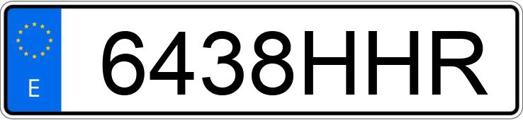 Numer rejestracyjny 6438HHR posiada RENAULT CLIO Numer rejestracyjny 6438HHR posiada RENAULT CLIO