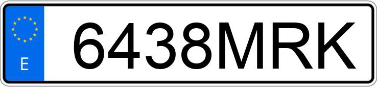 Numer rejestracyjny 6438MRK posiada VOLKSWAGEN POLO