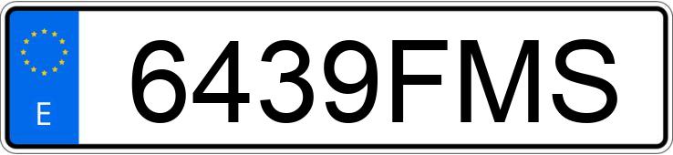 Numer rejestracyjny 6439FMS posiada FORD FIESTA