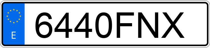 Numer rejestracyjny 6440FNX posiada YAMAHA YZF R6