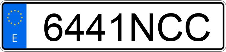 Numer rejestracyjny 6441NCC posiada RENAULT SYMBIOZ