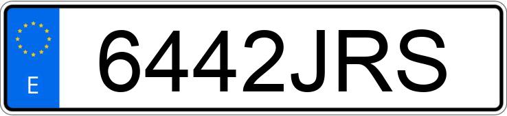 Numer rejestracyjny 6442JRS posiada SEAT IBIZA