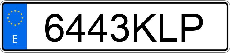 Registreringsnumret 6443KLP har HYUNDAI IONIQ