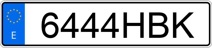 Numer rejestracyjny 6444HBK posiada CITROEN BERLINGO FIRST Numer rejestracyjny 6444HBK posiada CITROEN BERLINGO FIRST