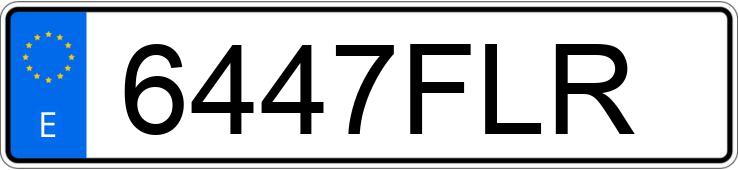 Numer rejestracyjny 6447FLR posiada FORD FOCUS