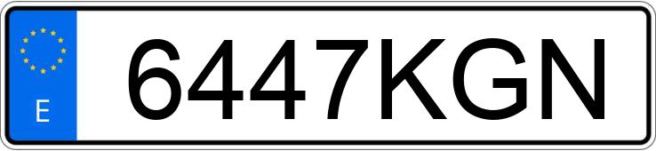 Numer rejestracyjny 6447KGN posiada VOLKSWAGEN PASSAT Numer rejestracyjny 6447KGN posiada VOLKSWAGEN PASSAT