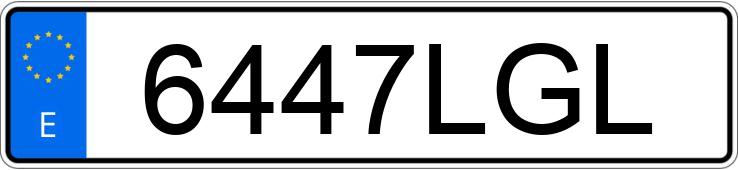 Numer rejestracyjny 6447LGL posiada PEUGEOT BOXER