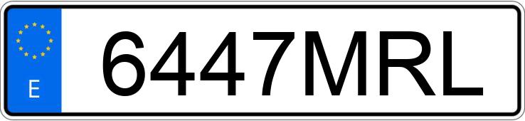 Numer rejestracyjny 6447MRL posiada KIA PICANTO