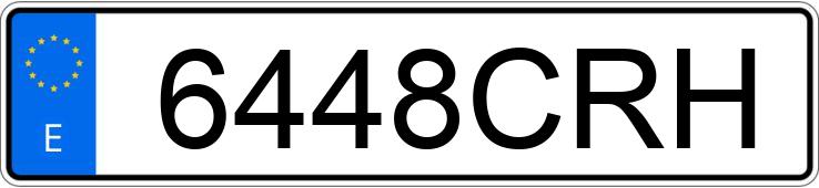 Numer rejestracyjny 6448CRH posiada SEAT IBIZA Numer rejestracyjny 6448CRH posiada SEAT IBIZA